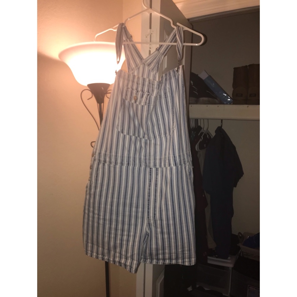 90’s boyfriend denim short overall